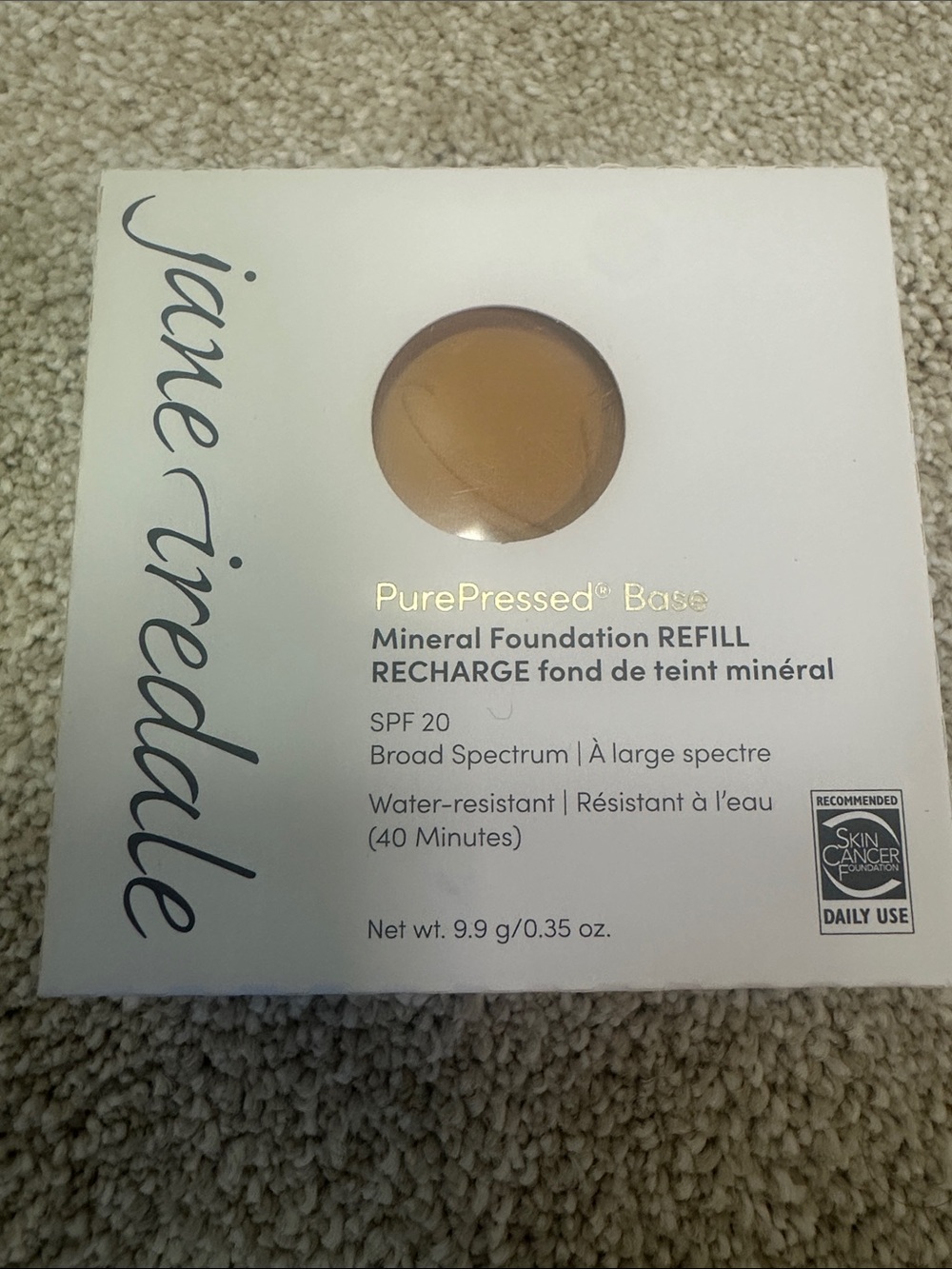jane iredale PurePressed Base‎ Mineral Foundation Refill - NIB